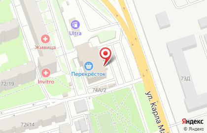 ТЦ Триумф в Центральном округе на карте