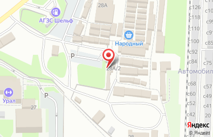 Рынок Народный на карте
