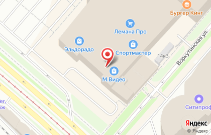 Магазин техники М.Видео на проспекте Большевиков на карте