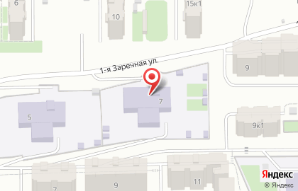 Детский сад АБВГДейка №28 на 1-ой Заречной улице на карте