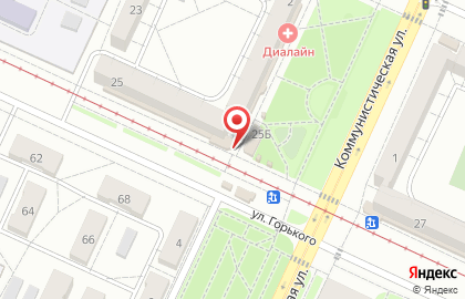 Фирменный магазин Ермолино на улице Горького на карте