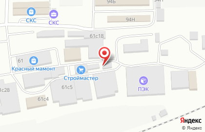 Торгово-сервисная компания Истэк на Угольной улице на карте