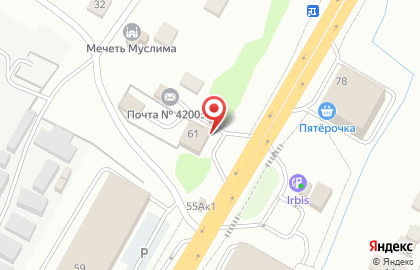Шиномонтажная мастерская на Сибирском тракте на карте
