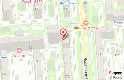 Продовольственный магазин Добрый в Горском микрорайоне на карте