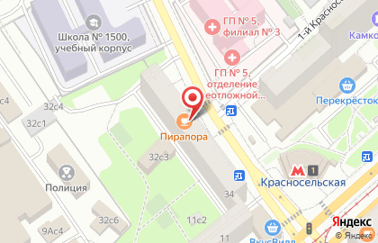 Кафе-кондитерская ФорТутти в Красносельском районе на карте