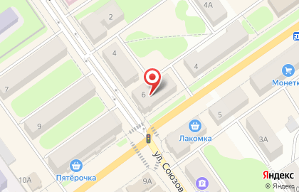 Аптека Планета Здоровья на улице Строителей, 6 в Кушве на карте