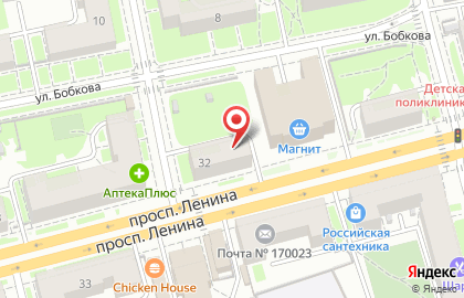 Торговый дом Велес на проспекте Ленина на карте