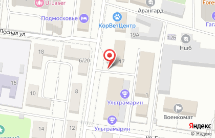 Ветеринарная клиника Корветцентр на улице Фрунзе, 19 в Королёве на карте