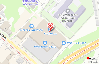 Салон Удобная мебель на Гордеевской улице на карте