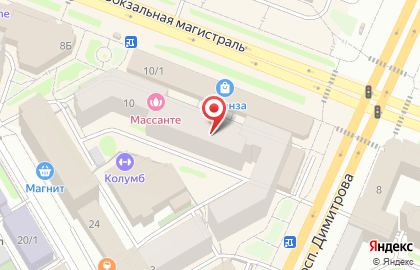 Ювелирный салон Алмазный домЪ на Площади Гарина-Михайловского на карте
