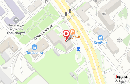 Участковый пункт полиции на Оборонной улице на карте