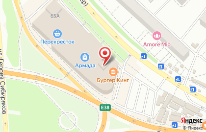 Офис продаж Билайн на улице Героев Сибиряков на карте