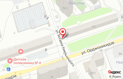 Продовольственный магазин Телец на улице Орджоникидзе на карте