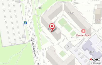 Интернет-магазин автозапчастей EMEX на Суздальской улице на карте