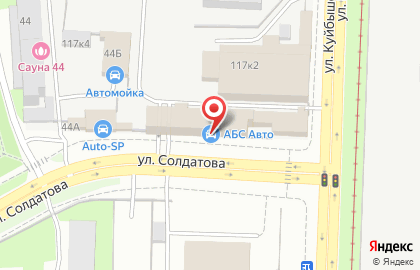 Автотехцентр АБС авто в Свердловском районе на карте
