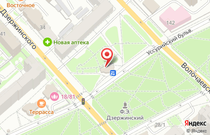 Продуктовый магазин Пеликан в Центральном районе на карте