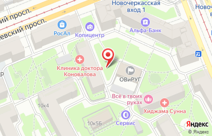 Мастерская по Ремонту и Изготовлению Ювелирных Изделий на Заневском проспекте на карте