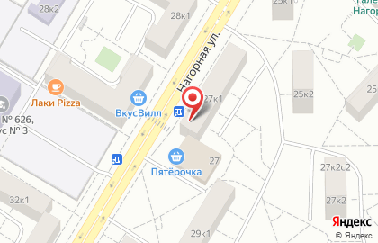 Аптека Фарматека на Нагорной улице на карте
