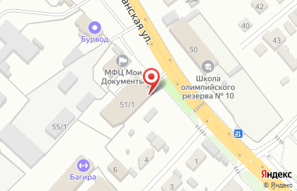 Шиномонтажная мастерская Бурвод на карте