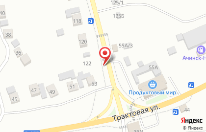 Ермолинские полуфабрикаты, пос. Березовка на Трактовой улице на карте