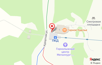 Ресторан Горное Ущелье на карте