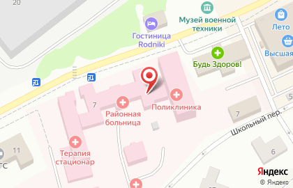 Родниковская центральная районная больница на карте