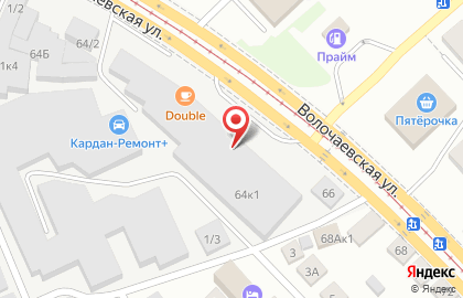Дубль на Волочаевской улице на карте