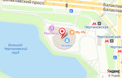  СамПРАЧКА на метро Чертановская на Балаклавском проспекте на карте