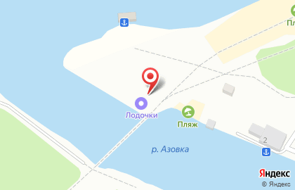 Станция проката лодок Лодочки на карте