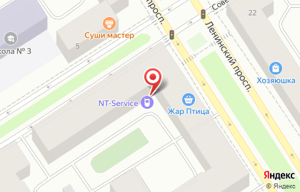 Авторизованный сервисный центр NT-Service в Центральном районе на карте
