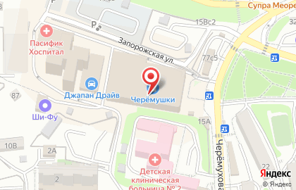Сеть ювелирных салонов Золотой карат на Черёмуховой улице на карте