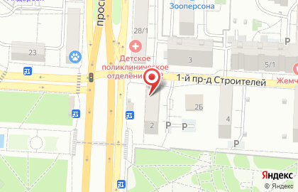 Медицинский центр Жемчужина в Ленинском районе на карте