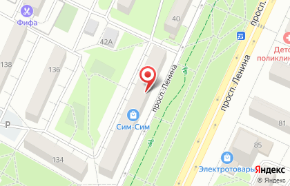 Магазин автозапчастей Нива 4х4 на проспекте Ленина на карте