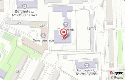 Центр внешкольной работы Московского района на карте