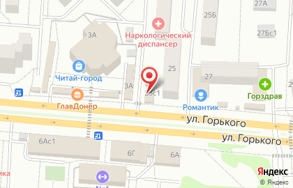 Магазин разливного пива Пена на улице Горького в Королёве на карте