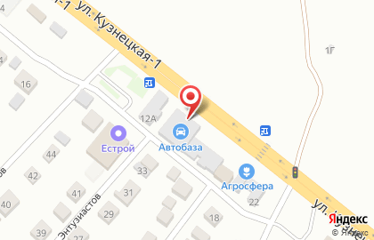 Магазин оригинальных запчастей Автобаза в Волгограде на карте