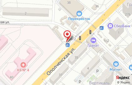 Цветочный магазин на Ополченской, 38/8 на карте