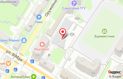 Общежитие в Советском районе на карте