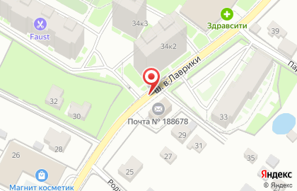 Почта России в Санкт-Петербурге на карте