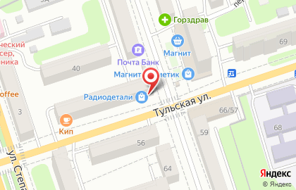 Парикмахерская Магия на Тульской улице на карте
