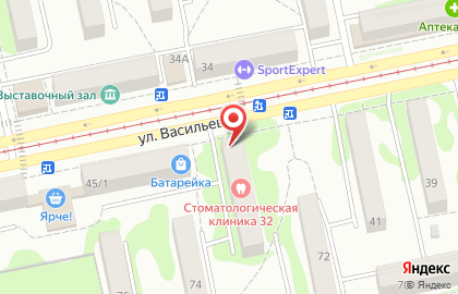 Магазин Виктория в Барнауле на карте