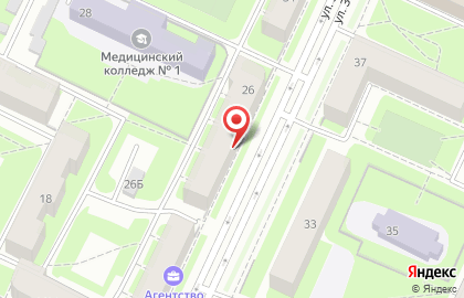 Гостиница в Санкт-Петербурге на карте