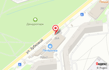 Киоск по продаже питьевой воды Ключ здоровья на улице Зубковой на карте