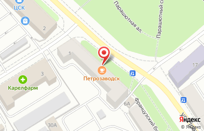 Кафе Петрозаводск в Петрозаводске на карте