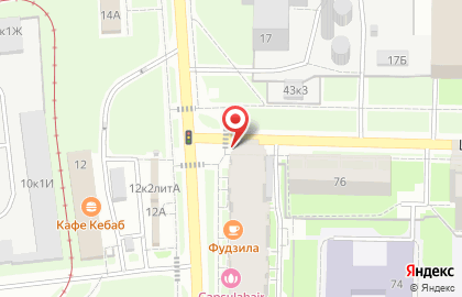 Сеть пекарен-кондитерских Цех85 в Приморском районе на карте