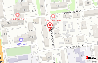 Престиж, ТСЖ на Курильской улице на карте