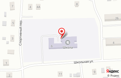 Образцовская средняя общеобразовательная школа на Школьной улице на карте