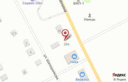 Магазин автозапчастей Ника на карте