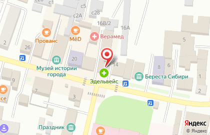 Аптека Эдельвейс, аптека в Кемерово на карте