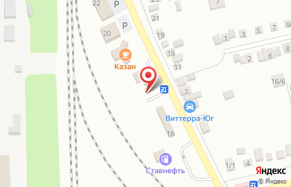 Торговая база на Вокзальной улице на карте